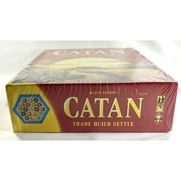 Klaus Teuber's Catan Trade Build Settle Board Game New Factory Sealed - Picture 5 of 9
